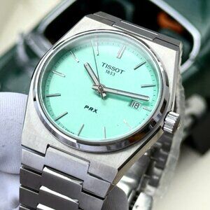 Tissot Ladies Light Green Dial 35mm Watch New